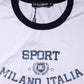 White DG Logo Print Short Sleeve T-shirt
