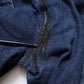 Blue Cotton High Waisted Cropped Denim Jeans