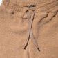 Brown Logo Plaque Sweatpants Straight Pants