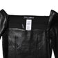 Black Viscose Long Sleeves Fitted Blouse Top