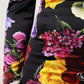 Multicolor Ortensies Long Sleeves Blouse Top