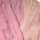 Pink Plunging V-neck Long Sleeves Blouse Top