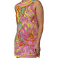 Multicolor Floral Round Neck Sleeveless Top