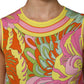 Multicolor Floral Roundneck Sleeveless Top