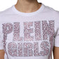 White Embellished CrewNeck Short Sleeve T-shirt