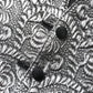 Silver Floral Jacquard Sleeveless Vest Top