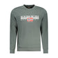 Green Cotton Men Sweater