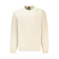 Beige Cotton Men Sweater