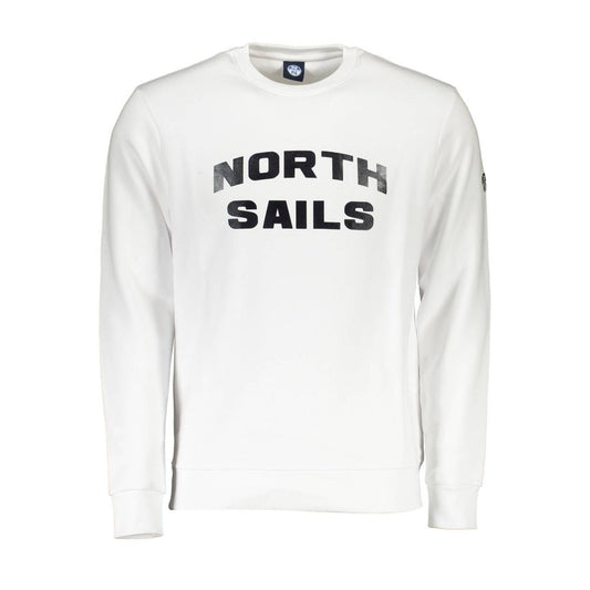 White Cotton Men's Sweater