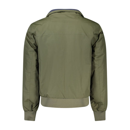 Green Polyamide Men's Jacket