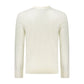 White Wool Men Sweater