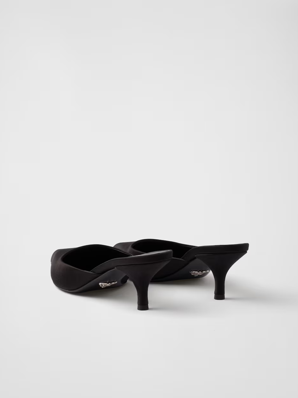 Black Satin Sabot