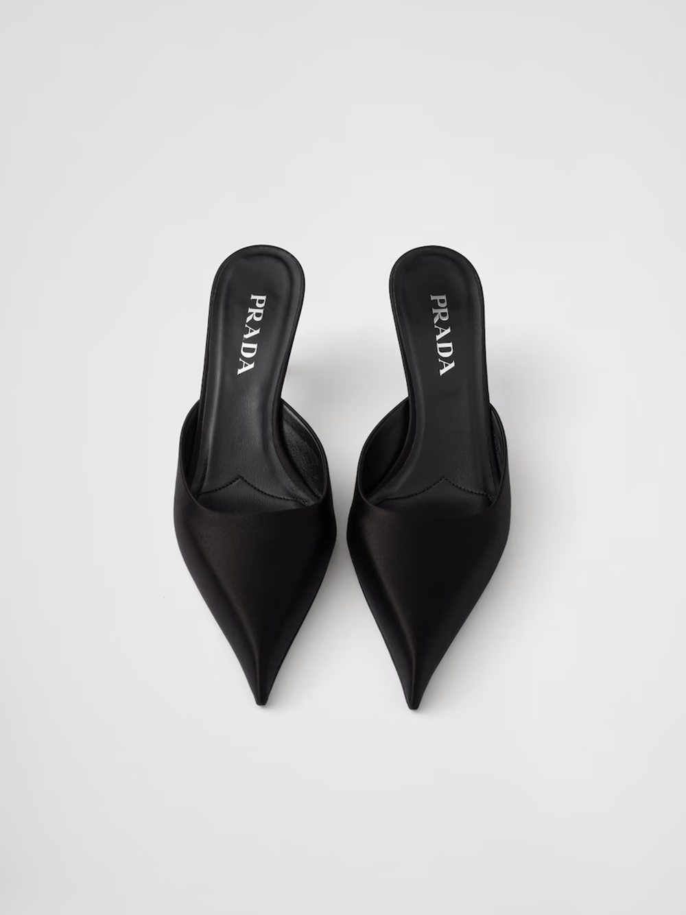 Black Satin Sabot