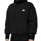 Black DG Logo Plaque Hooded Bomber Jacket