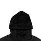 Black DG Logo Plaque Hooded Bomber Jacket