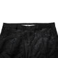 Black Cotton DG Crown Dress Pants