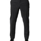 Black Wool Dress Slim Formal Pants