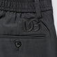 Black Wool Dress Slim Formal Pants