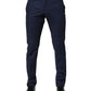 Dark Blue Wool Dress Formal Pants