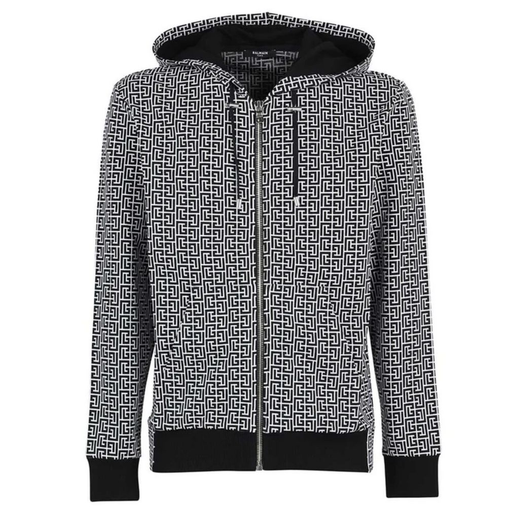 Black Cotton Men's Sweater
