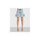 Blue Cotton Short