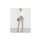 Blue Cotton Short