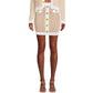 Beige Viscose Skirt