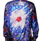 Multicolor Printed Silk Lounge Casual Shirt