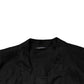 Black Linen Long Sleeves Men Casual Shirt