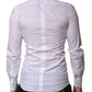 White GOLD Embellished Formal Men Dress Shirt