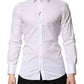 White GOLD Cotton Men Dress Formal Shirt