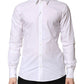 White Cotton Long Sleeves Dress Formal Shirt