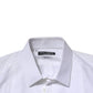 White Bib Cotton Poplin GOLD Formal Shirt
