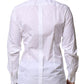 White Bib Cotton Poplin GOLD Men Formal Shirt