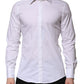White MARTINI Long Sleeves Dress Formal Shirt
