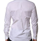 White MARTINI Long Sleeves Dress Formal Shirt