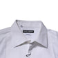 White Bib Cotton Poplin GOLD Formal Shirt