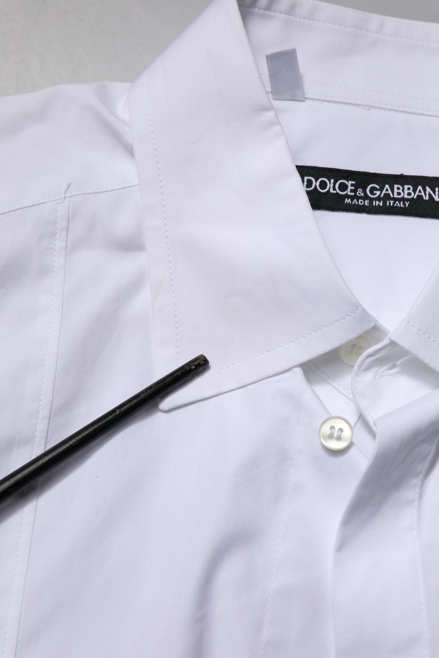 White Cotton Short Sleeves Dress Formal Shirt