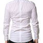 White GOLD Long Sleeves Dress Formal Shirt