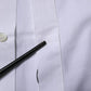 White GOLD Long Sleeves Dress Formal Shirt