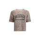 Leopard print short sleeve Sweater