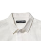 White DG Crown Embellish Dress Formal Shirt