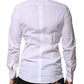 White Cotton GOLD Long Sleeves Formal Shirt