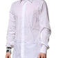 White GOLD Cotton Men Dress Formal Shirt
