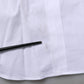 White Cotton GOLD Long Sleeves Formal Shirt