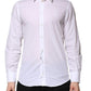 White MARTINI Long Sleeves Men Formal Shirt