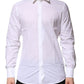 White Cotton GOLD Long Sleeves Formal Shirt