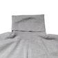 Gray Long Sleeve Turtleneck Pullover Sweater