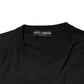 Black Cotton DG Logo Men Sweatshirt Sweater