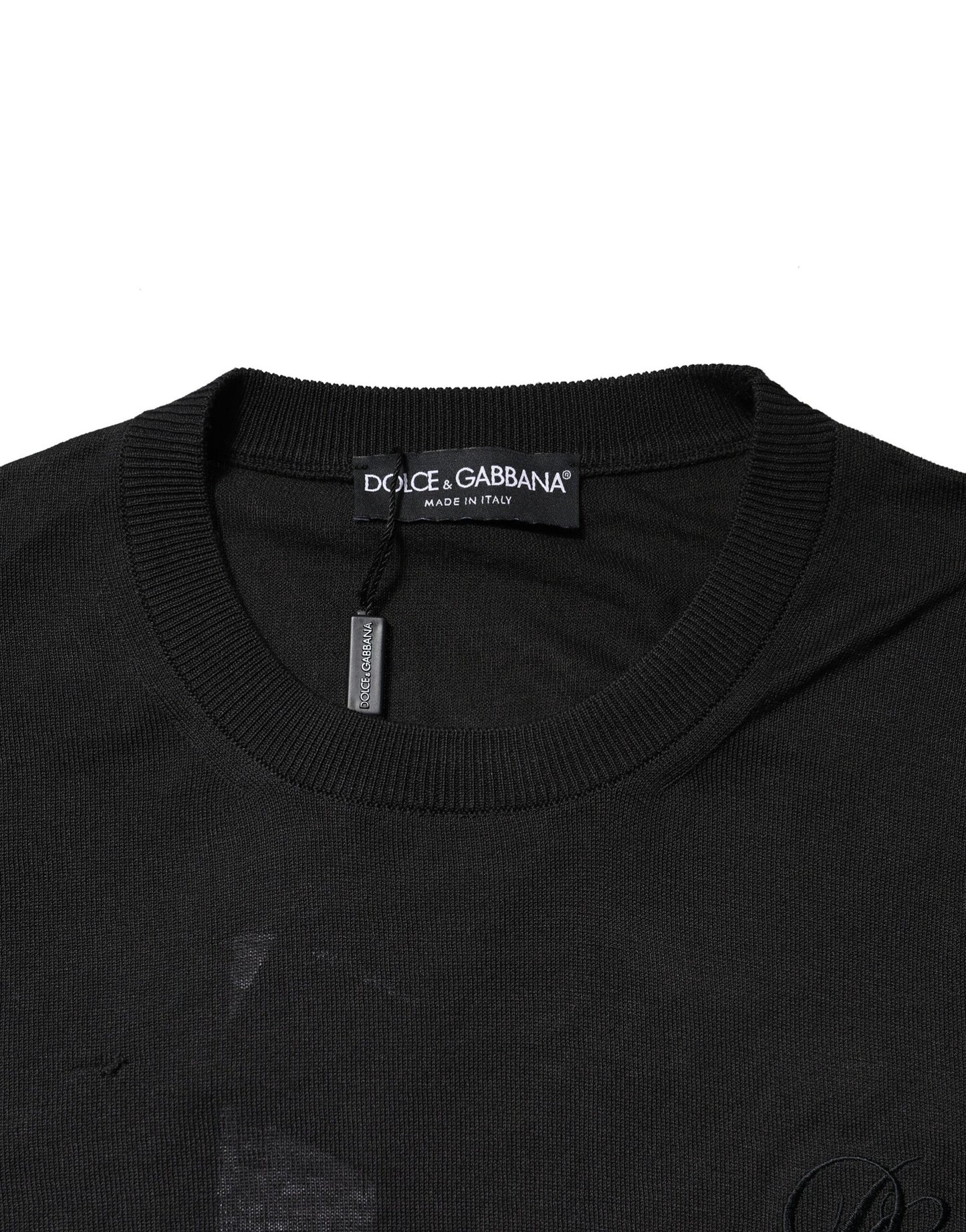 Dark Gray Cotton DG Logo Sweatshirt Sweater